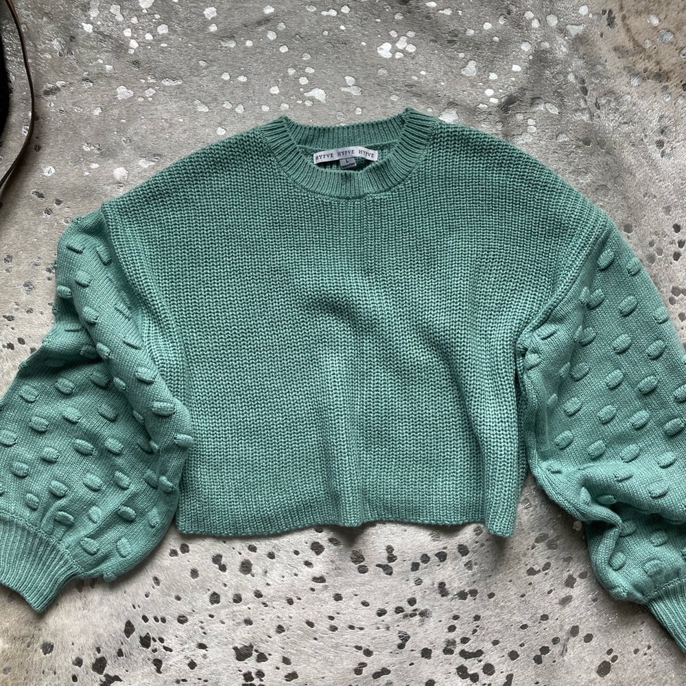 Cute crop top sweater